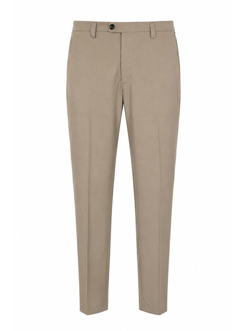 Pantalone Owen in lana vergine Fango MICHELE CARBONE | OWEN 3807S26015
